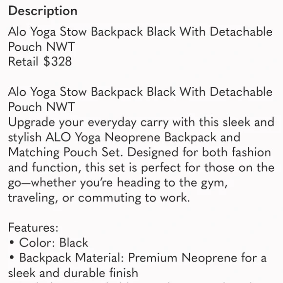 ✨ALO Backpack ✨ - Picture 4 of 8